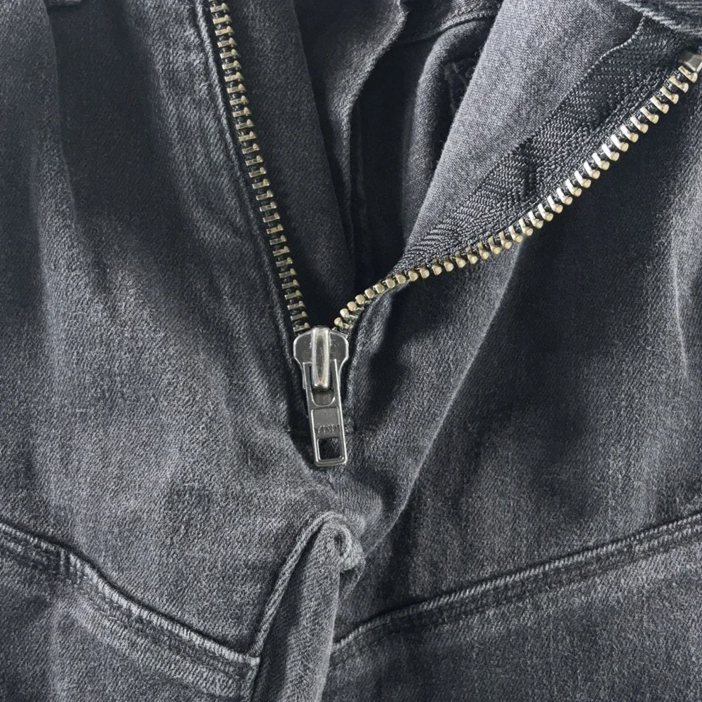 G-Star RAW 5620‎ Zip Custom Jeans Womens Size 25x32 Black Skinny Biker Moto